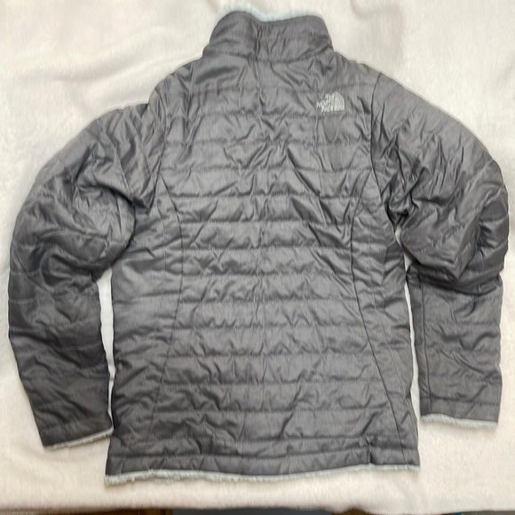 Girls The North Face reversible warm jacket - Picture 2 of 6